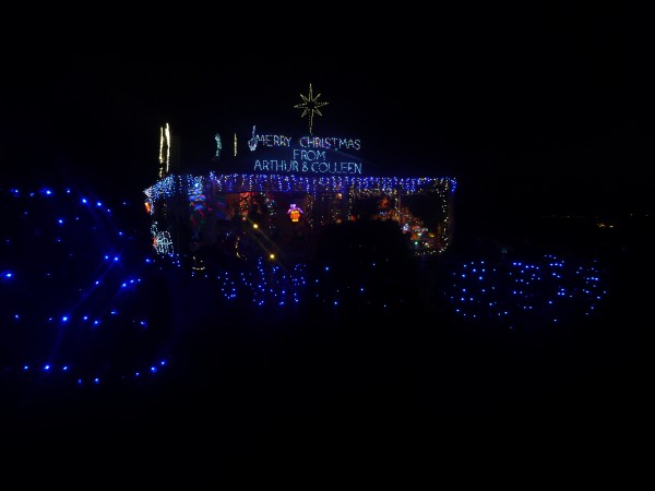 Christmas lights, Yallourn North, Latrobe Valley, Gippsland