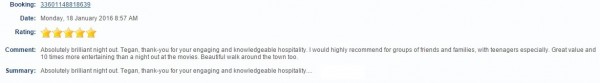 YallournNorthGhost Tour Feedback 16thJan